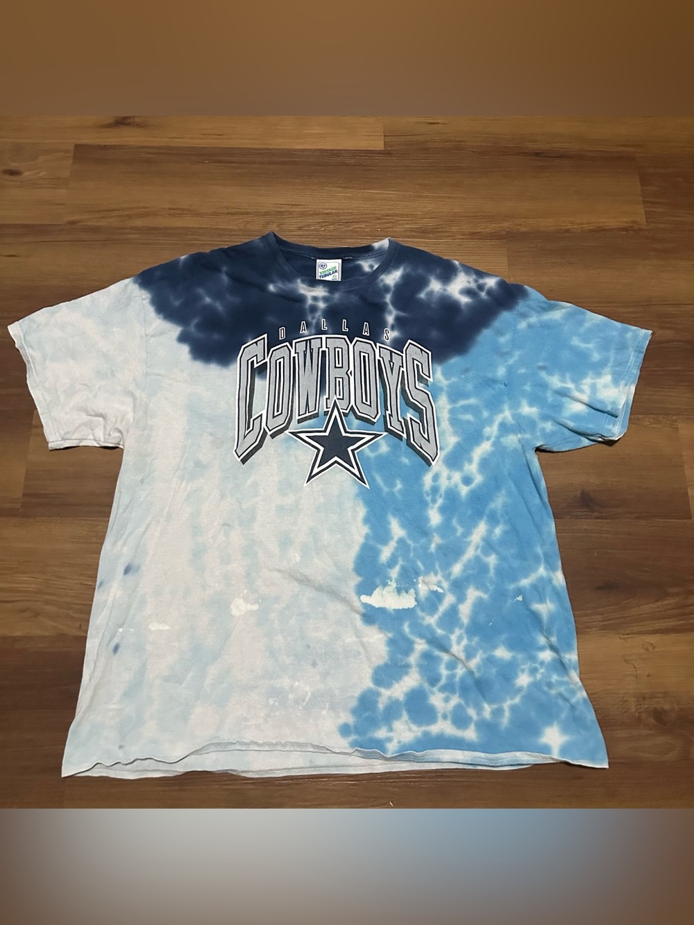 Dallas Cowboys Tye Dye Vintage Tubular NFL T-Shirt Size XXL